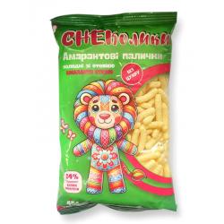 Палички Healthy Generation Снеколики амарантові зі стевією 45г,  Healthy Generation, Чіпси, снеки і попкорн