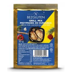 Приправа Bezgluten до курки 35г,  Bezgluten, Олія, напівфабрикати, соуси і спеції