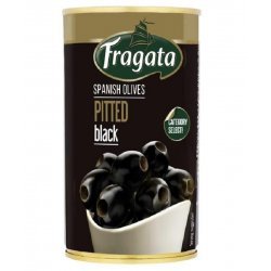 Оливки Fragata чорні без кісточки 350г,  Fragata, Бакалія
