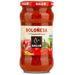 Соус Gallo Болоньєзе з м'ясом 350г,  Gallo, Олія, напівфабрикати, соуси і спеції