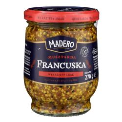 Гірчиця Madero французька 270г,  Madero, Олія, напівфабрикати, соуси і спеції